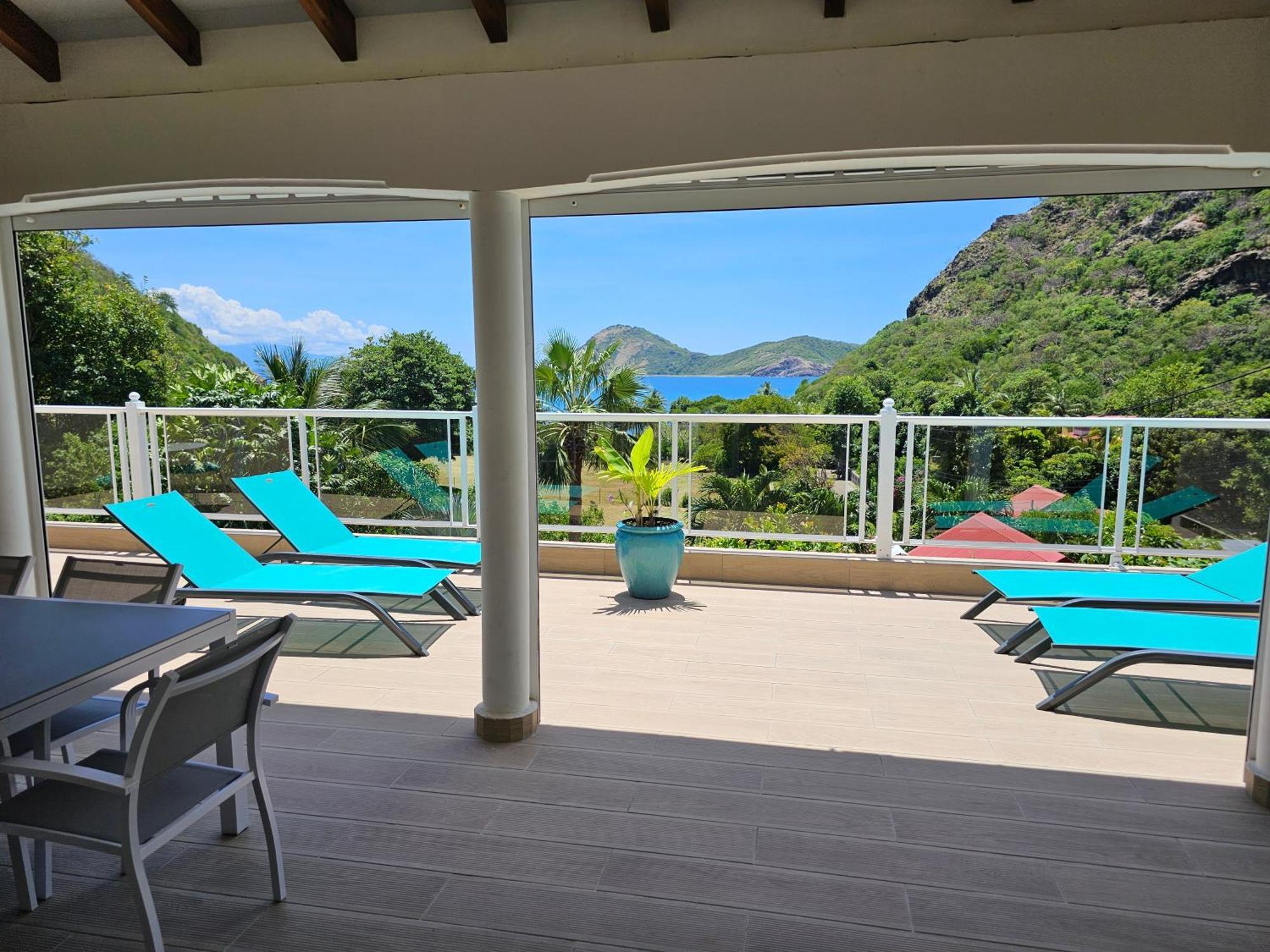Villa Celyote - Haut De Villa, Vue Mer, A 150M De La Plage Anse Figuier Тере-де-Хаут Екстериор снимка