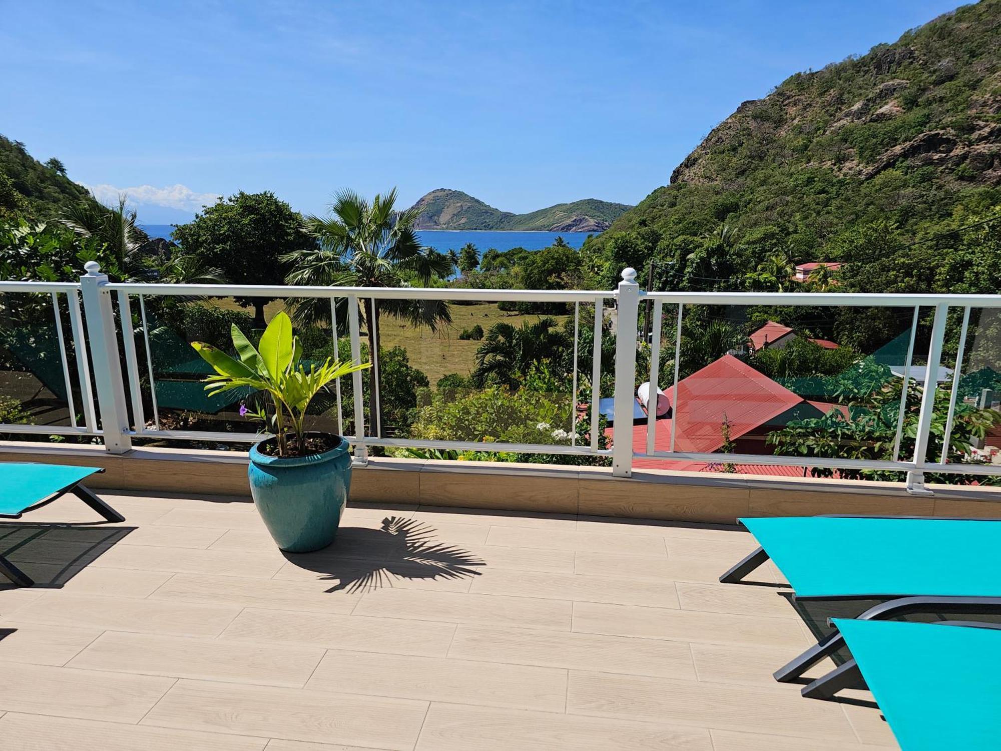 Villa Celyote - Haut De Villa, Vue Mer, A 150M De La Plage Anse Figuier Тере-де-Хаут Екстериор снимка